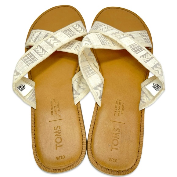 🧜🏼‍♀️Tom’s Boho Flats / Sandals Size 10W! - Picture 6 of 8